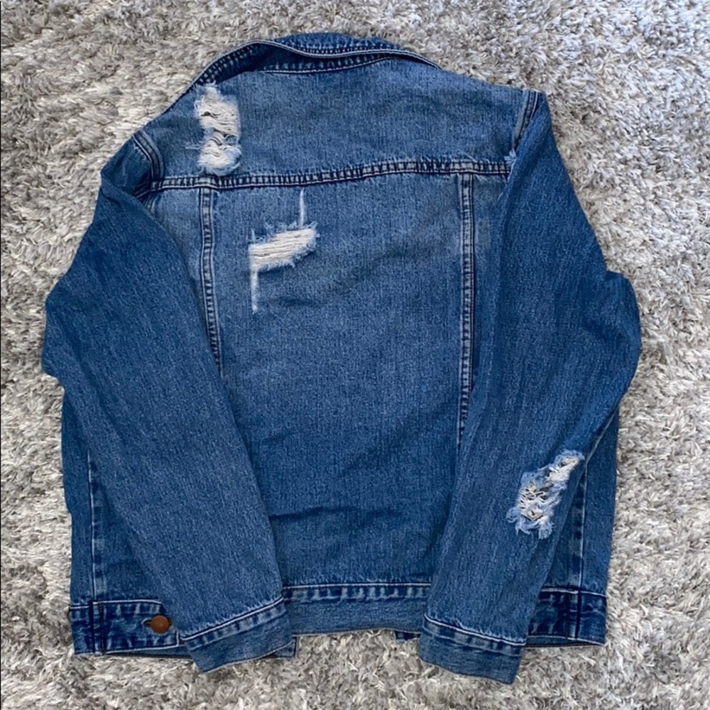 Distressed Denim Jacket - Picture 3 of 3